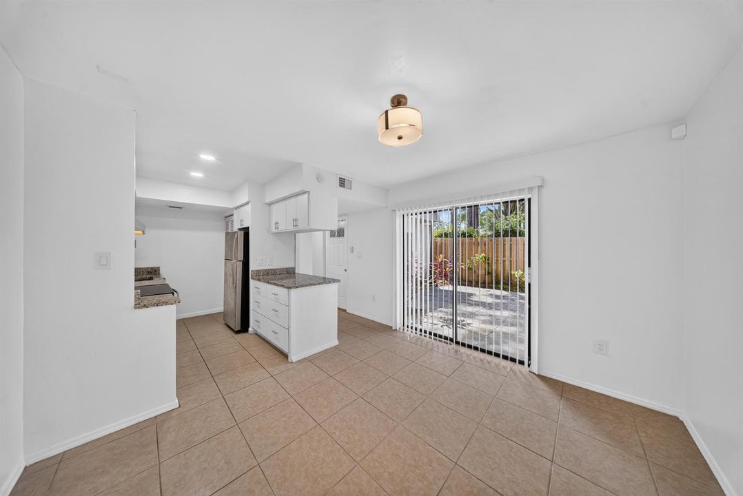 Dining Area Access to Patio