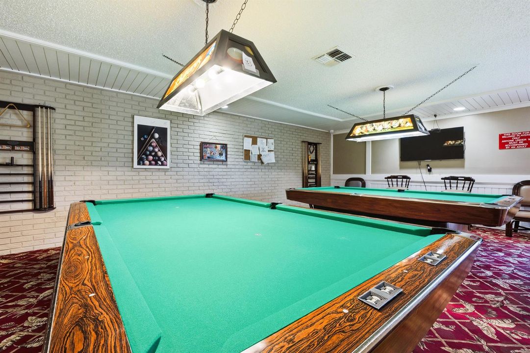 Clubhouse billiards