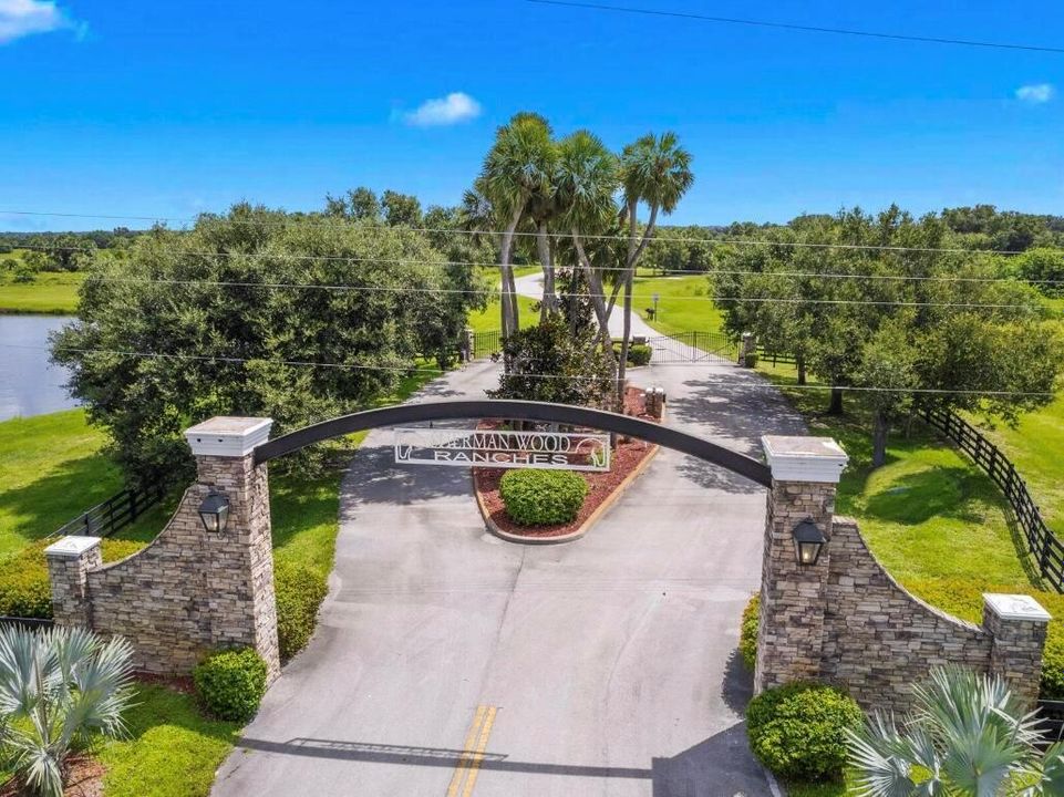 Arial of Gated Entrance