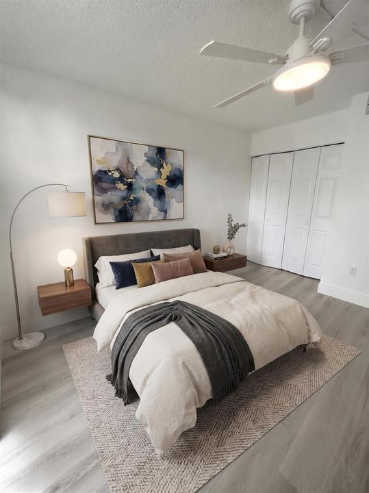 Bedroom 2 - virtual staging