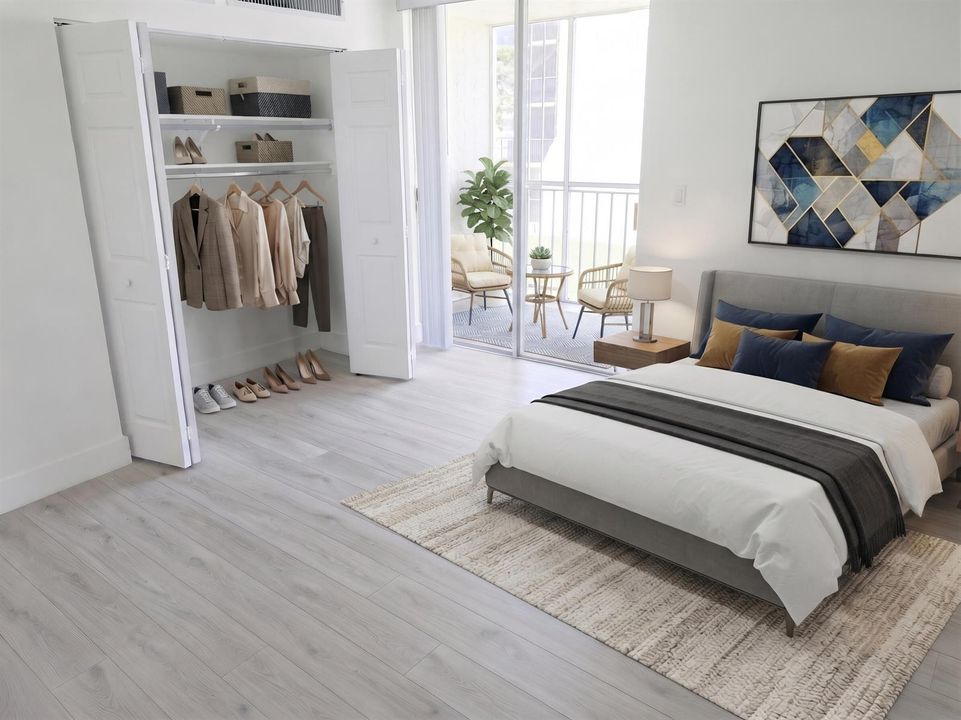 Bedroom 1 - virtual staging