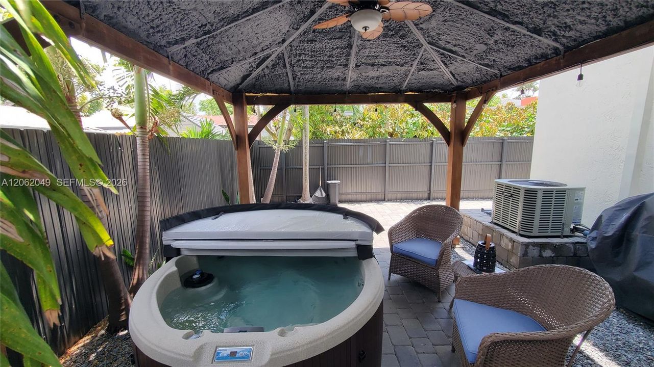 private patio for this unit only