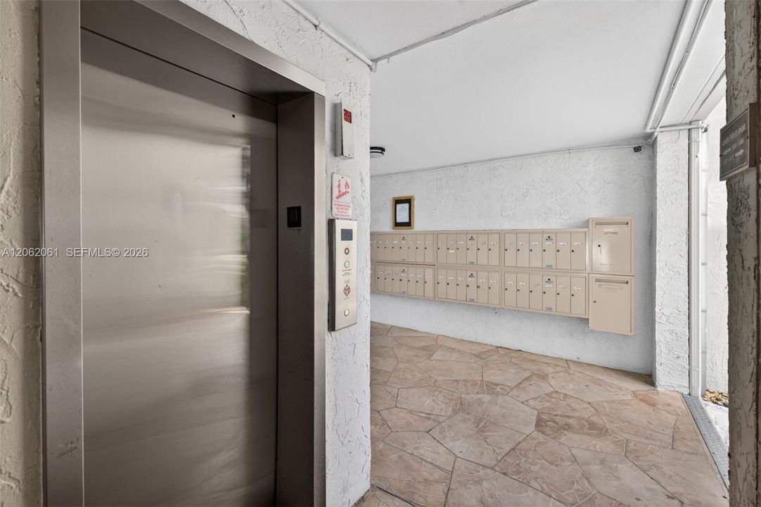 Building is equipped with elevators.