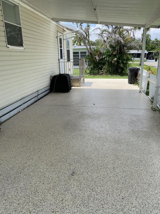 Carport Epoxy Finish
