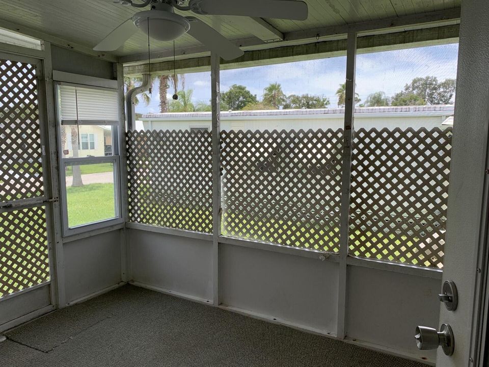 Florida Room off Master Bedroom