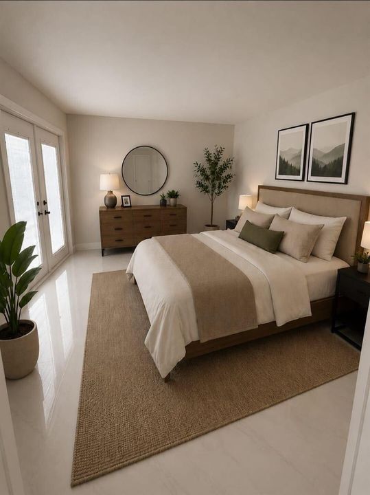 staged 4 bed