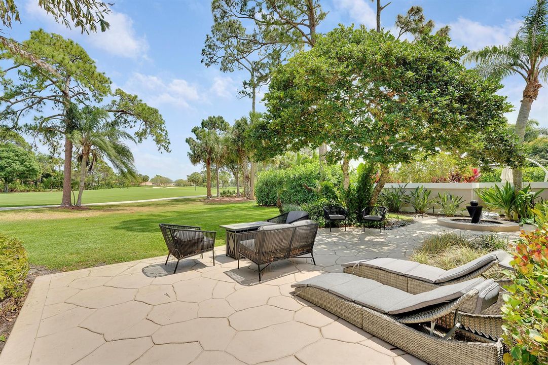 Backyard with Golf Views