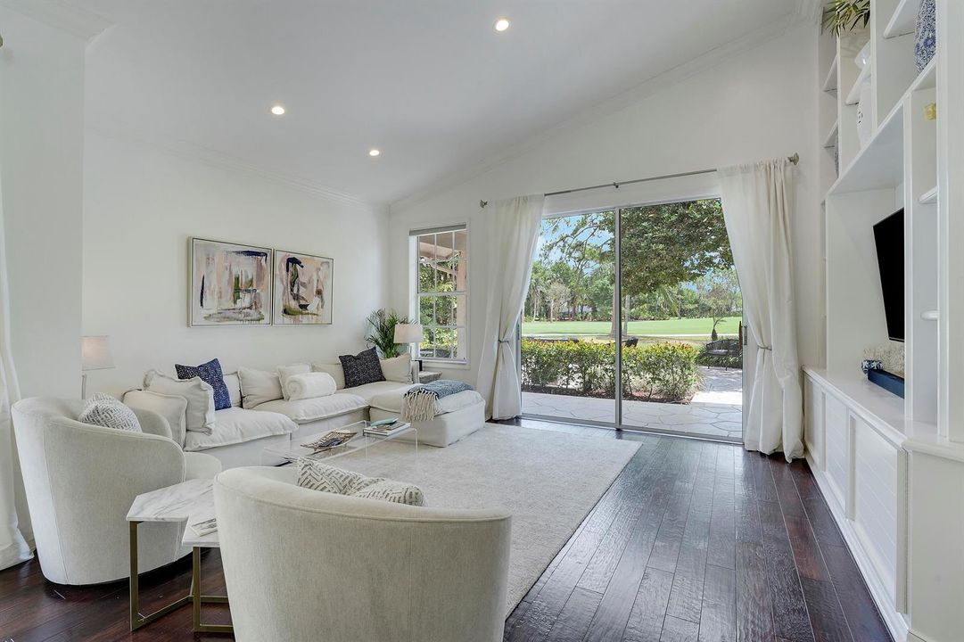 Living Space with Golf Views