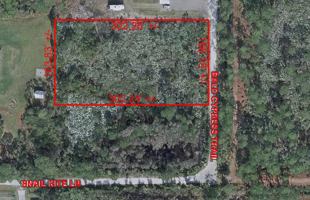 BALD CYPRESS TRAIL LOT MEASURE