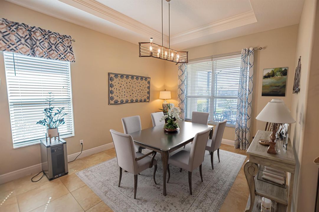 virtually staged - dining