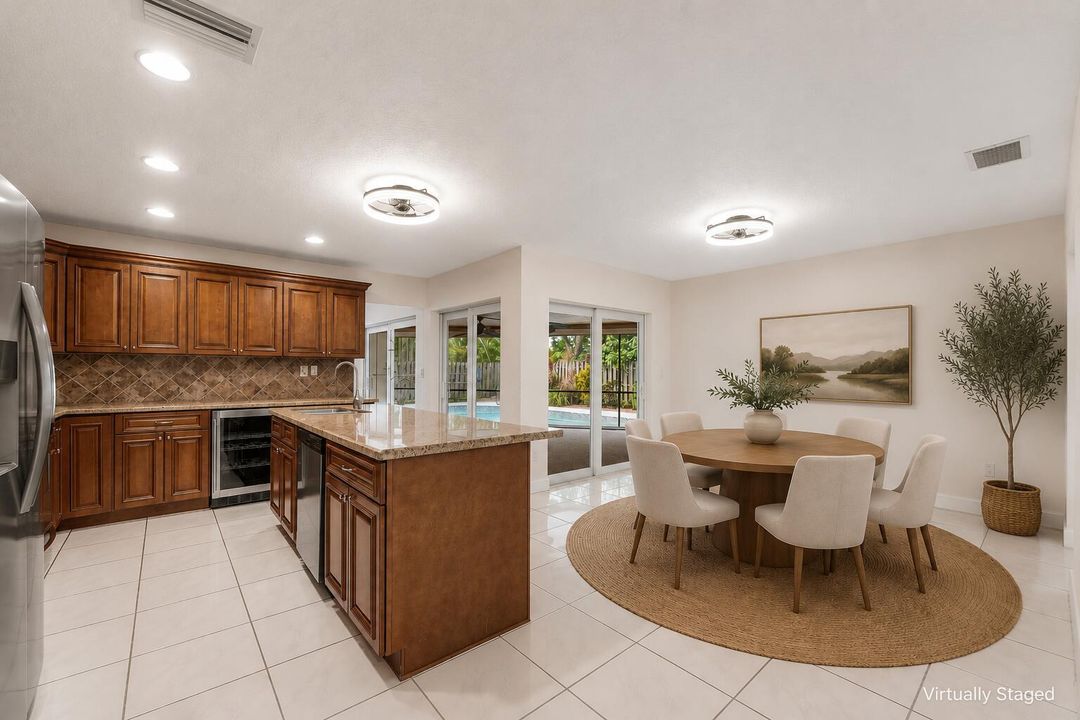 Virtually Staged Kitchen