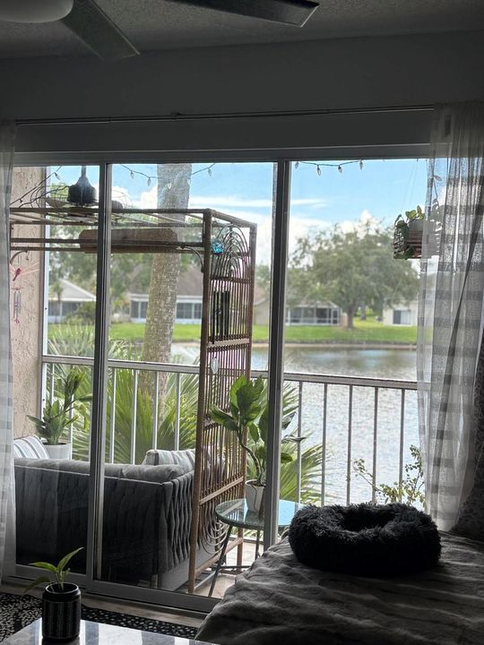Screened patio