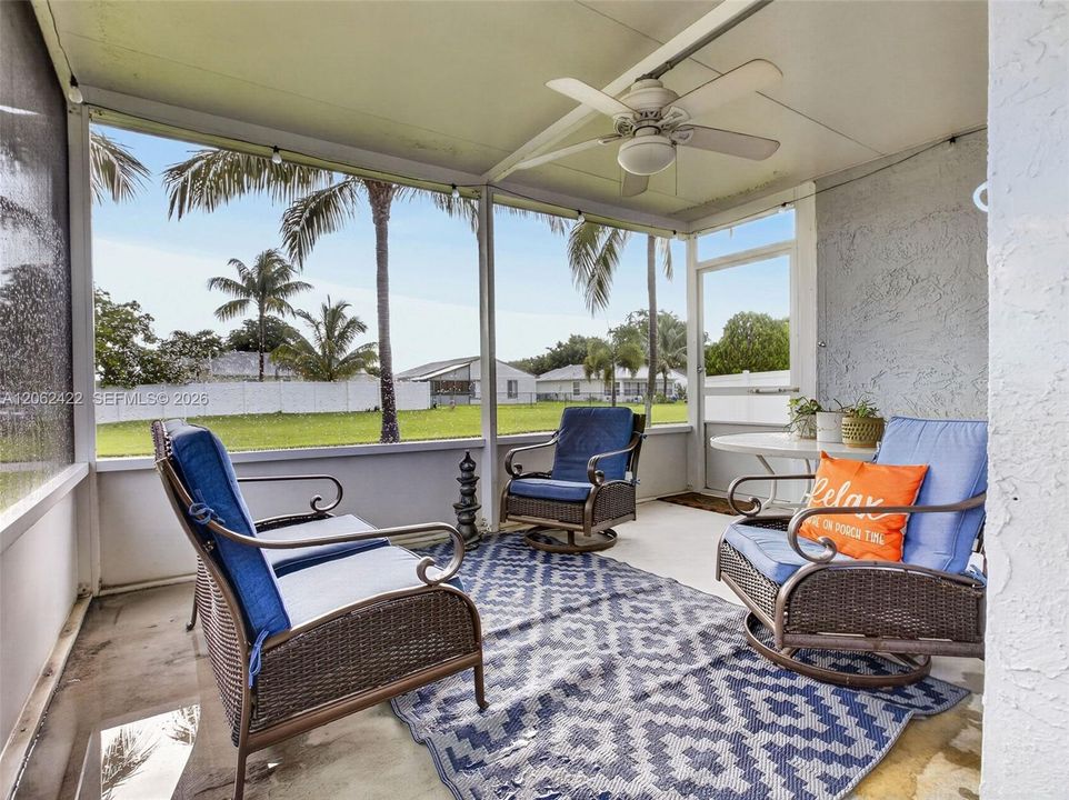 Covered Screened Patio