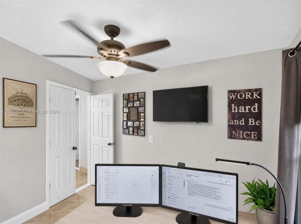 Third Bedroom currently used as office
