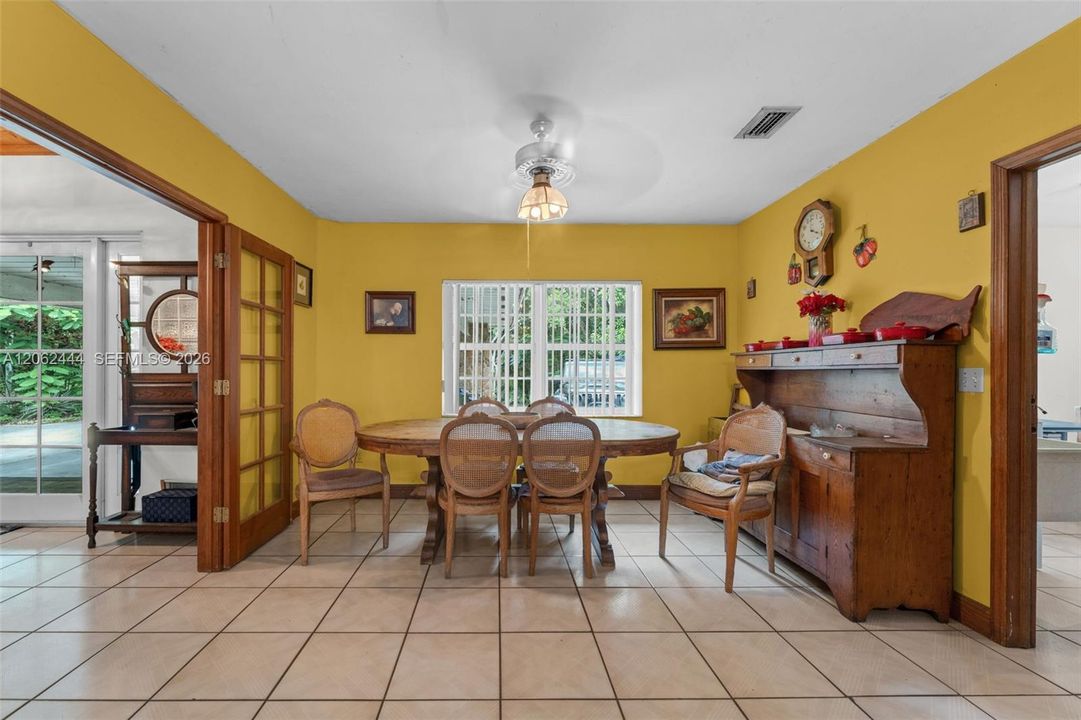UPON ENTRY SOUTH WING.. THE BUTLERS PANTRY  IS THRU OPENING OFF KITCHEN. IT HUGE