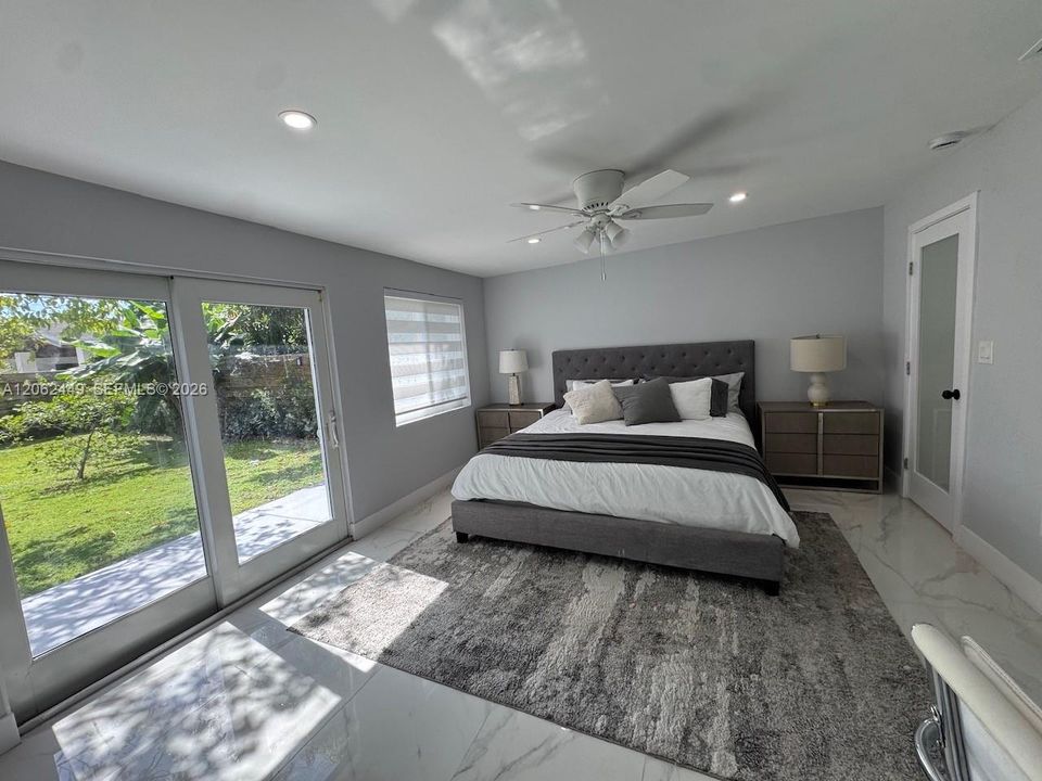 Master bedroom split floor plan
