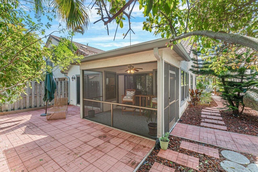 LUSHLY LANDSCAPED BACKYARD AREA