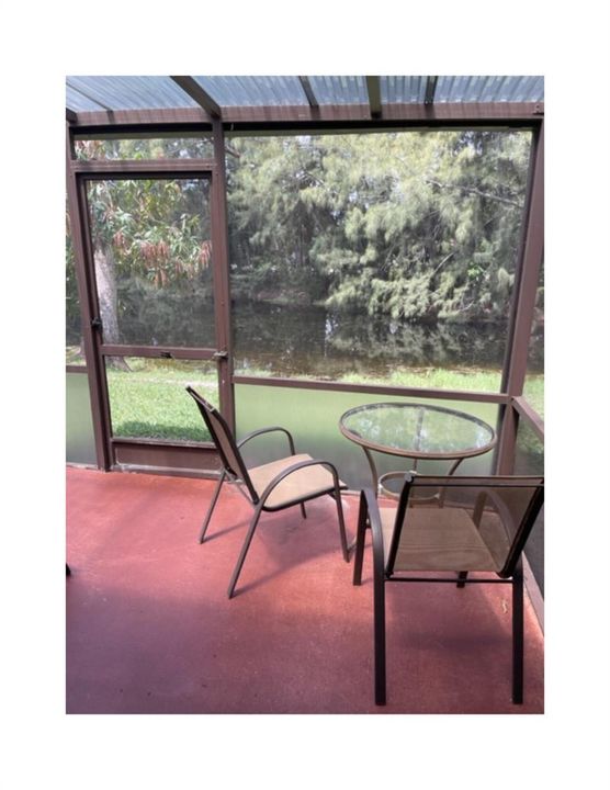 rear patio