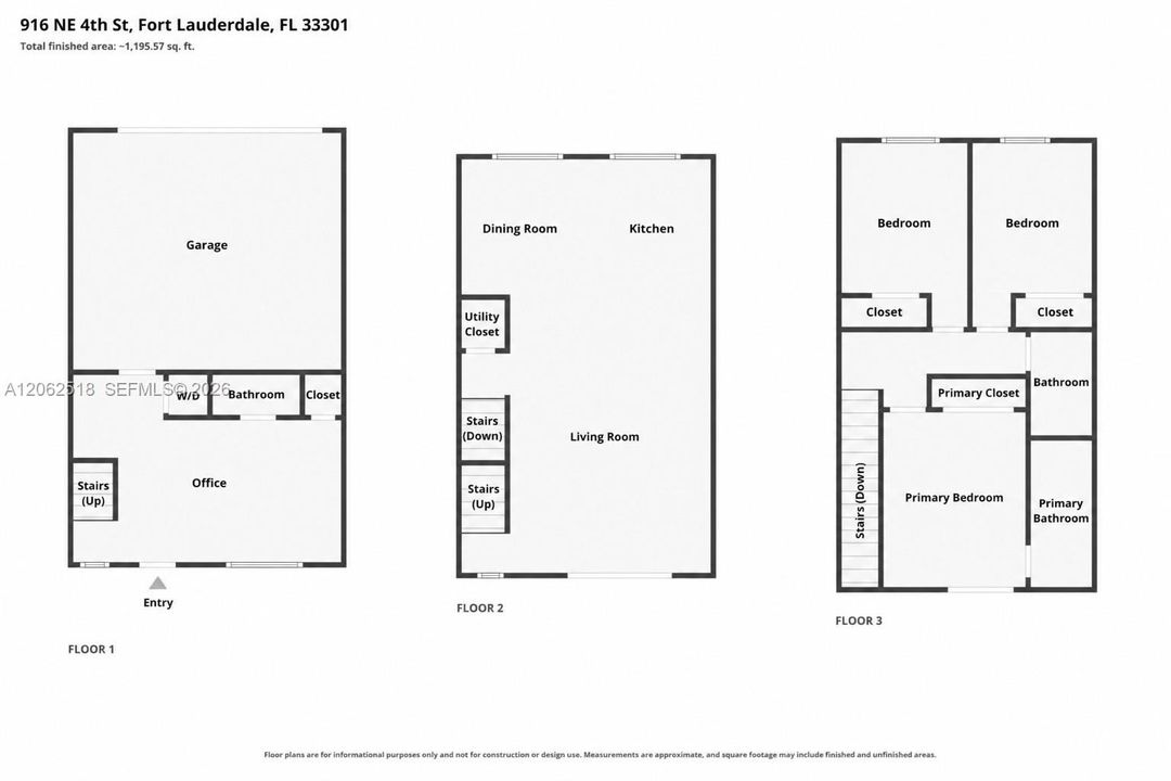 En Venta: $1,050,000 (3 camas, 2 baños, 1624 Pies cuadrados)