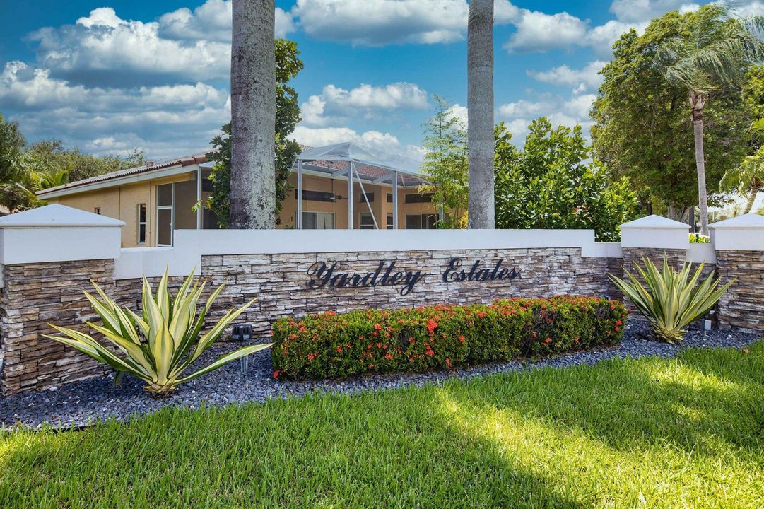 Yardley Estates Entrance