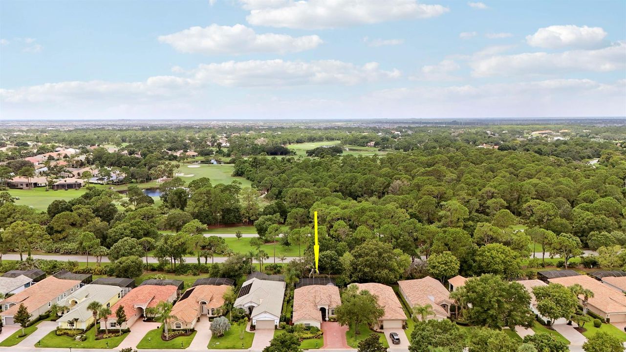 Aerial of House