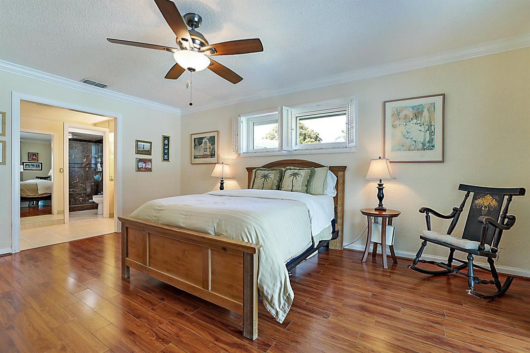 Master Bedroom view to bath
