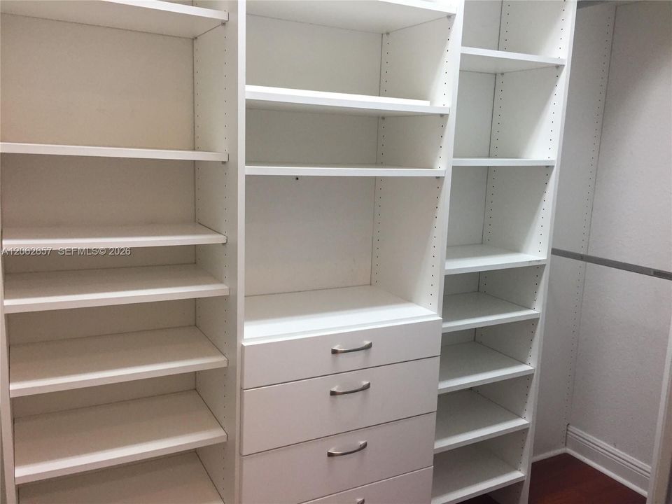 Master closet