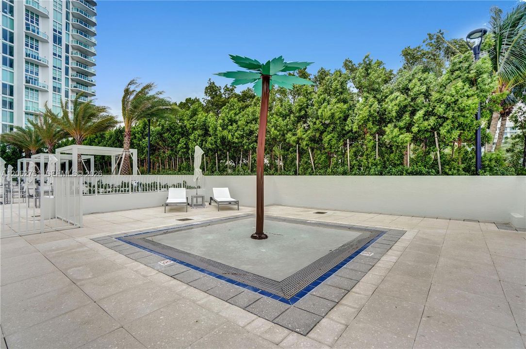 Pool area.
