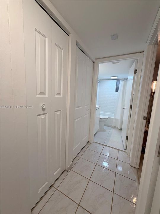 TWO LINEN CLOSETS