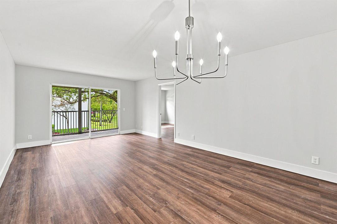 Dining & Living Room, Screened Balcony