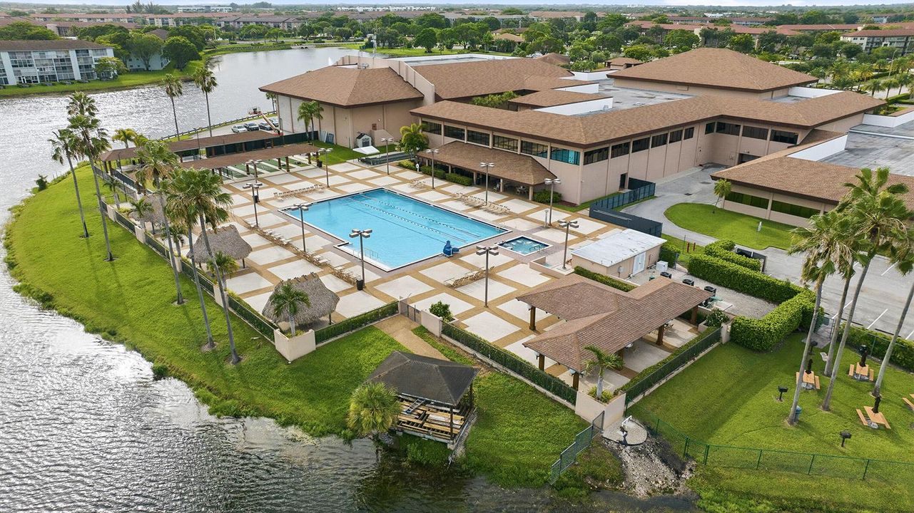 Amazing Waterfront Amenities Aerial View