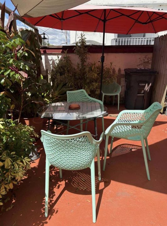 private patio