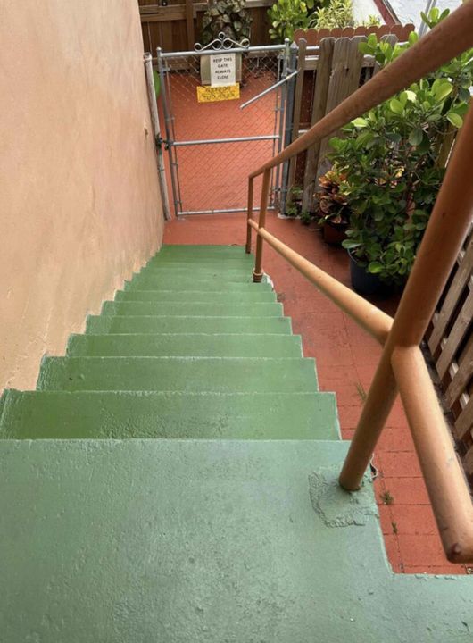 stairs to unit