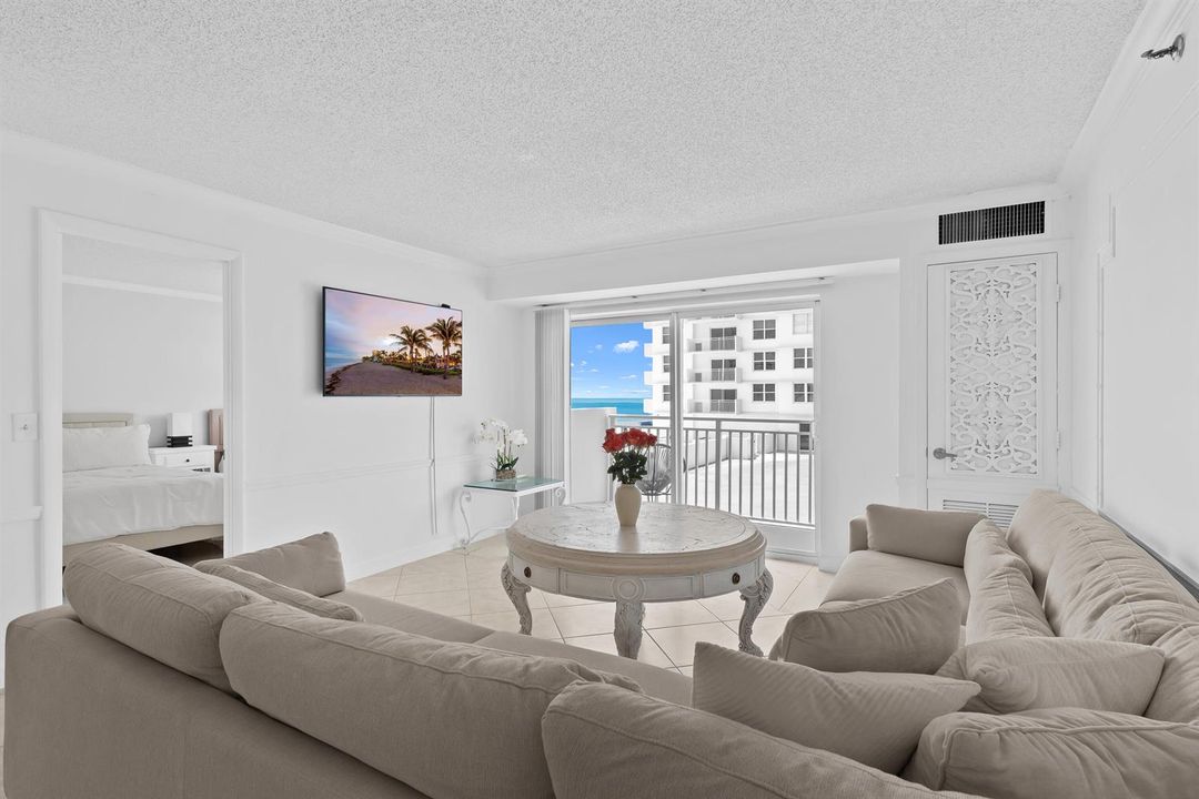 Ocean view from the living area