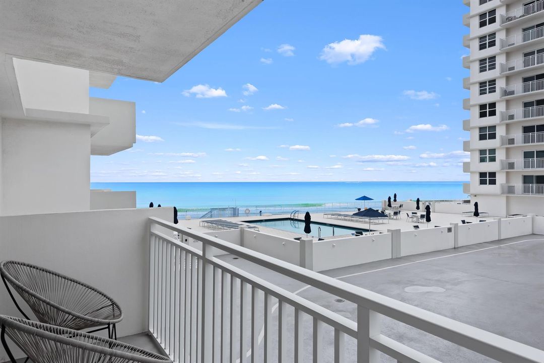 Enjoy the ocean breeze from your balcony