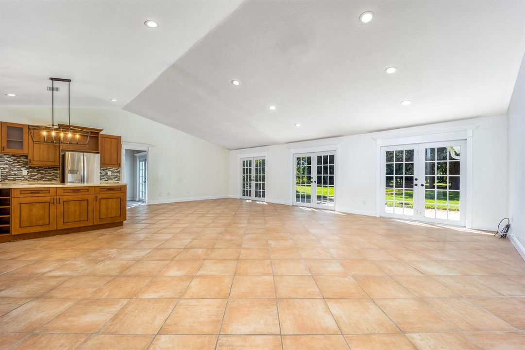 opening living area