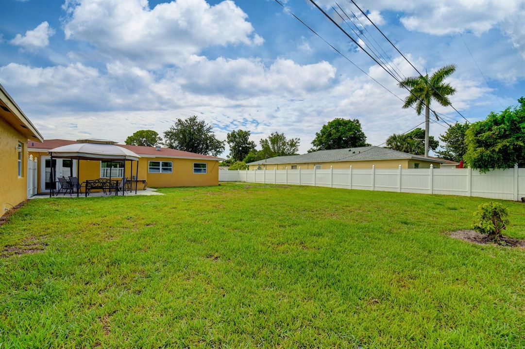 Fenced Backyard