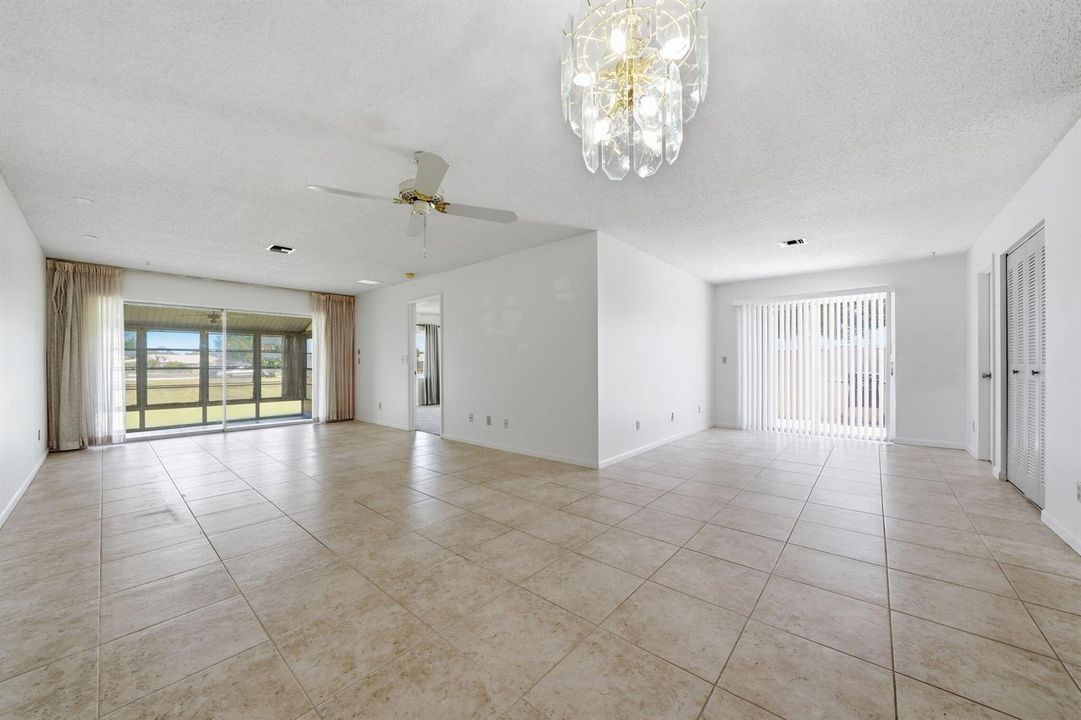 LIving/Dining/Den Area