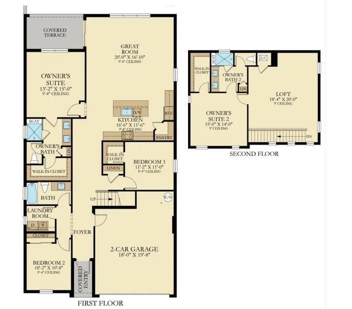 Delray Trails Willow Floorplan