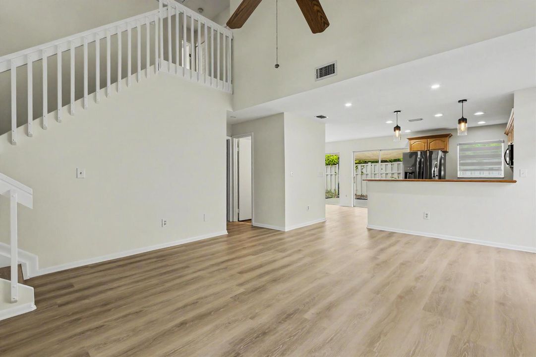 Living Rooom and kitchen