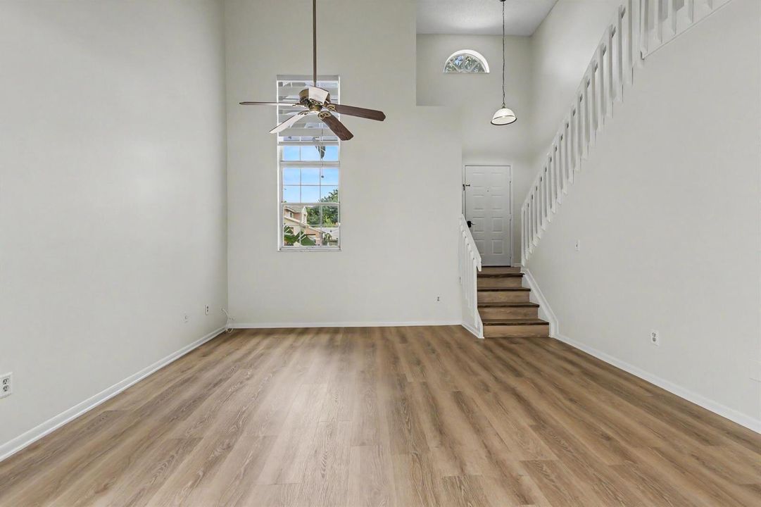 Living room and entrance