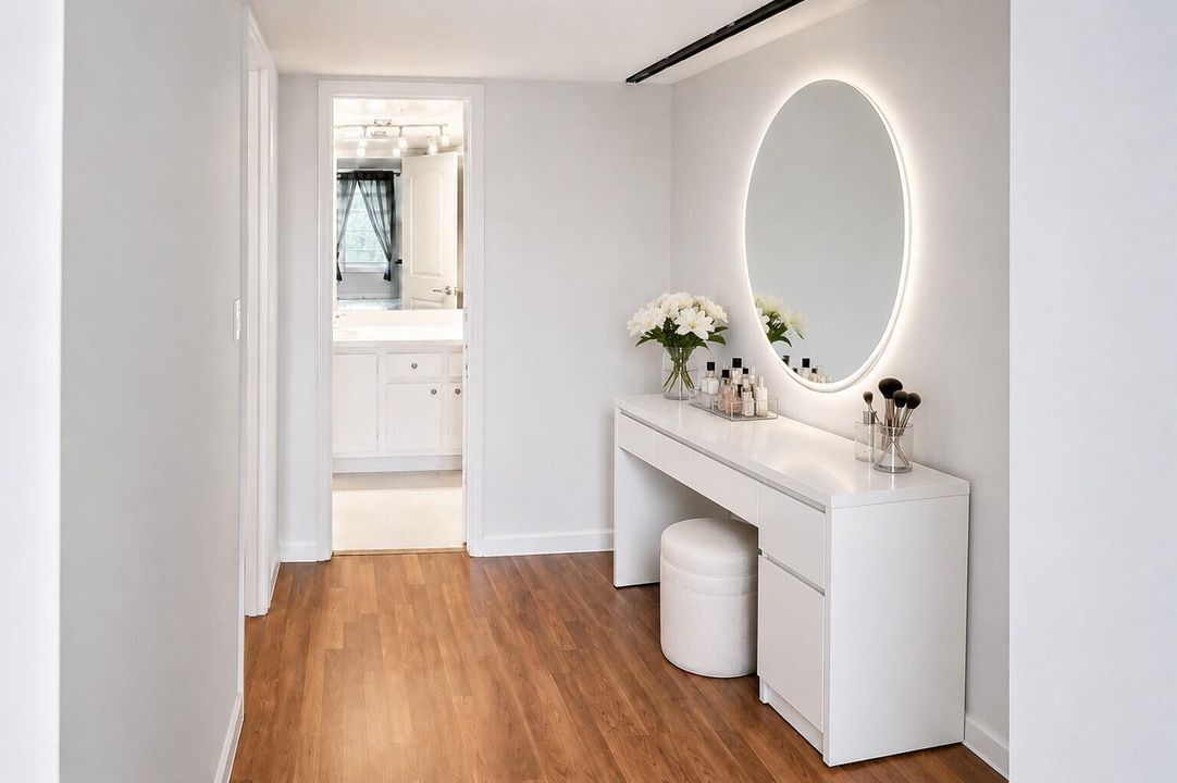 Hall to bath staged2
