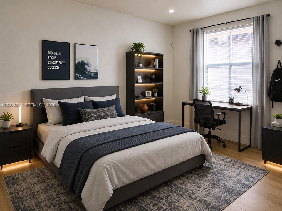Bedroom 1 Staged