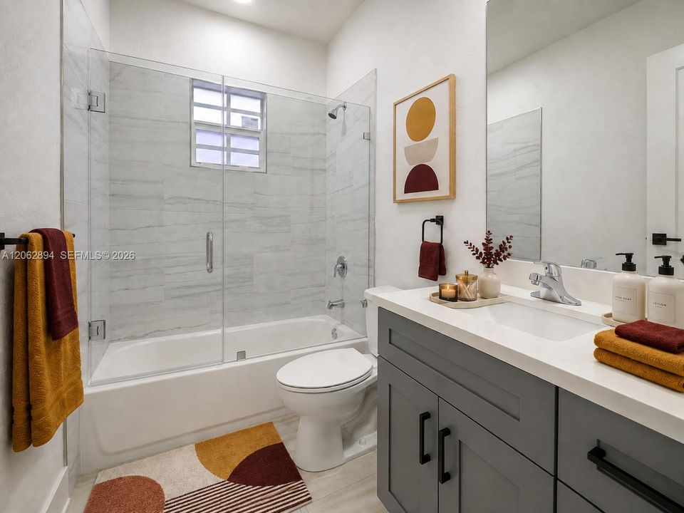Bathroom 1 Staged