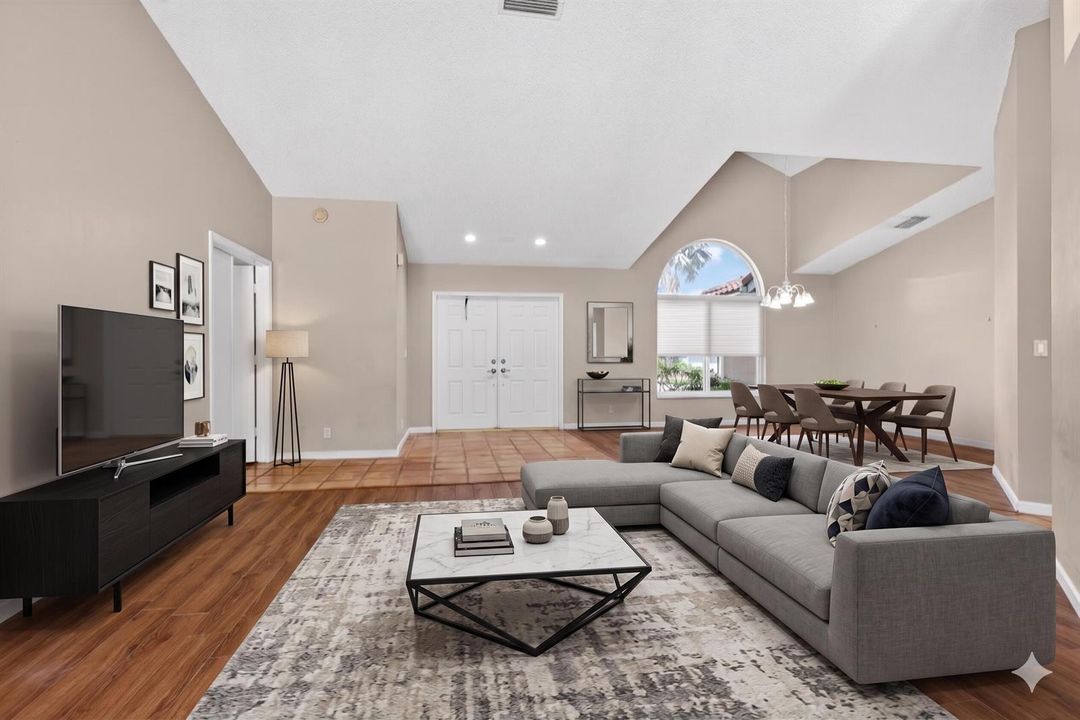 Staged formal Living area