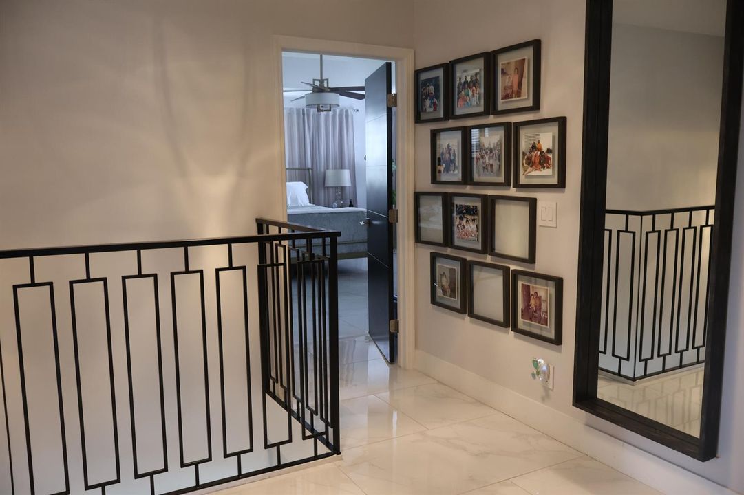 upstairs hallway