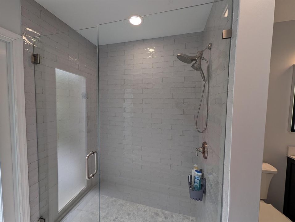 downstairs shower