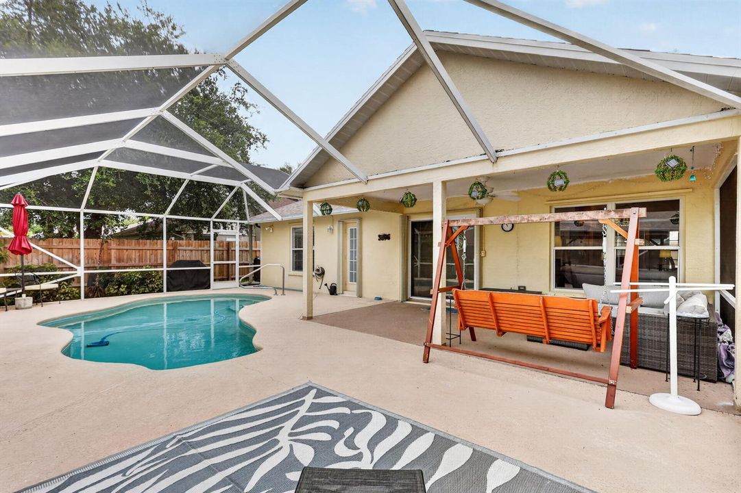 Screened in Pool Area