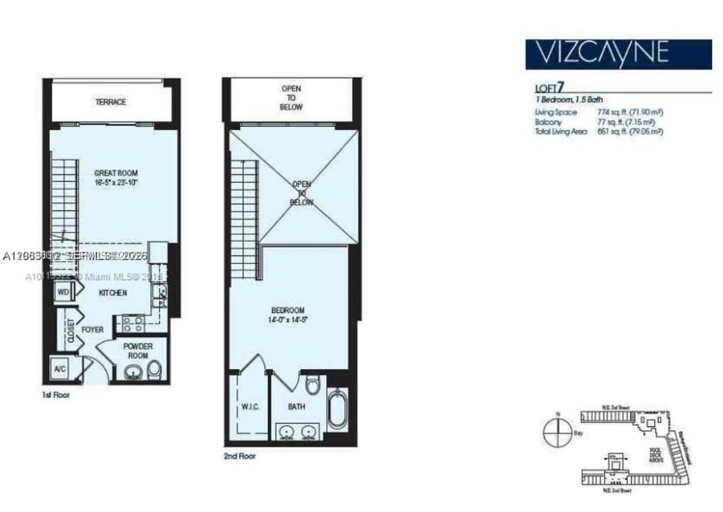 В аренду: $3,000 (1 спален, 1 ванн, 888 Квадратных фут)