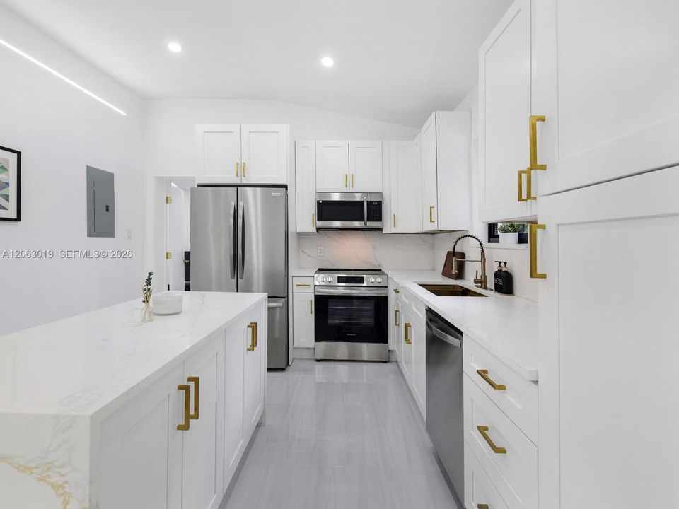 Brand New Chef's Kitchen with Island